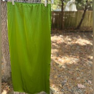 A New Day Green Pencil Skirt